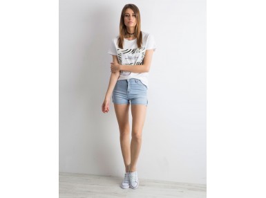 Short bleu clair