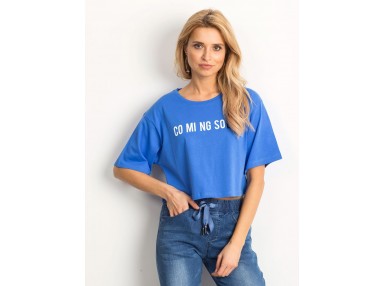 Tee-shirt bleu foncé