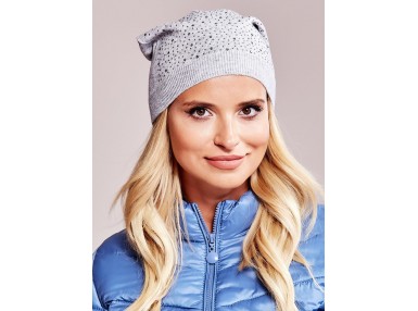 Casquette gris clair