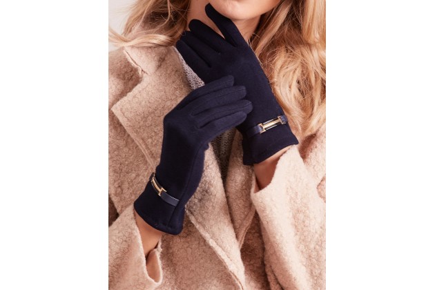 Gants bleu marine