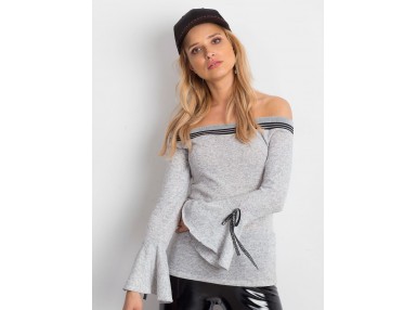 T-shirt moulant - gris
