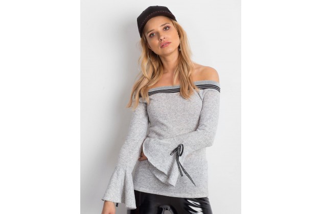 T-shirt moulant - gris