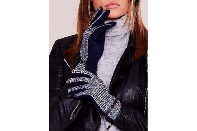 Gants bleu marine