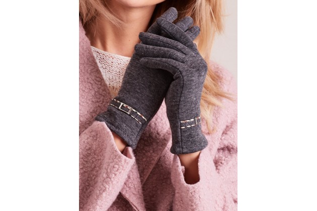 Gants gris foncé
