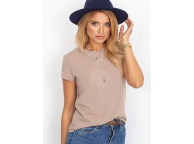 Tee-shirt beige foncé