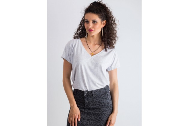 Tee-shirt gris clair