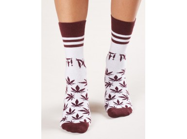 Chaussettes bordeaux