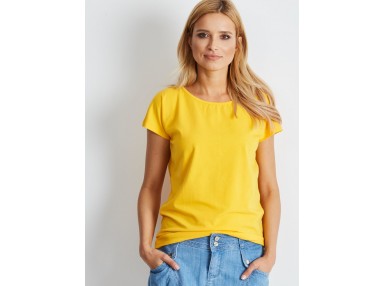 T-shirt en coton - jaune foncé