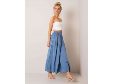 Pantalon large - bleu foncé