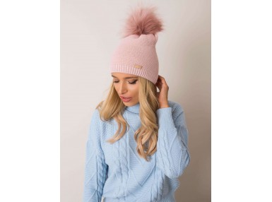 Casquette rose clair