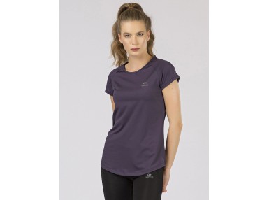 T-shirt en coton - violet foncé