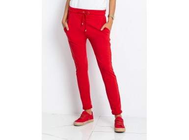Pantalon de survêtement rouge