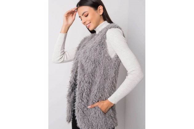 Gilet gris foncé