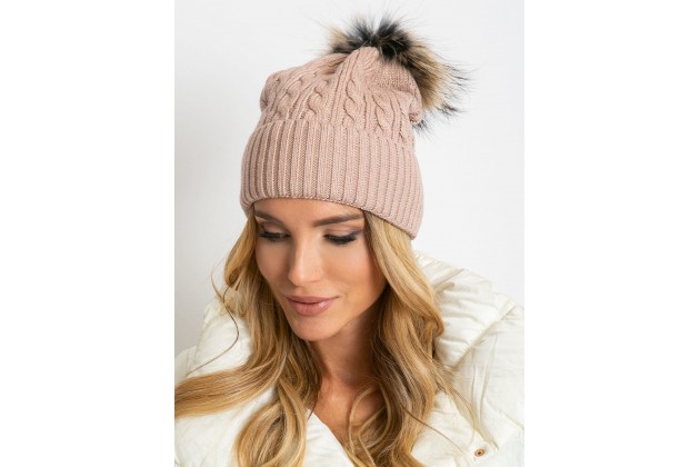 Casquette rose clair