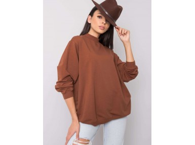 Sweat marron foncé