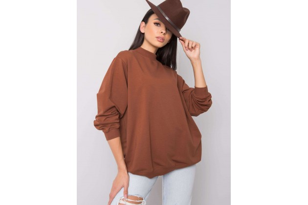 Sweat marron foncé