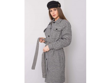 Manteau noir et blanc