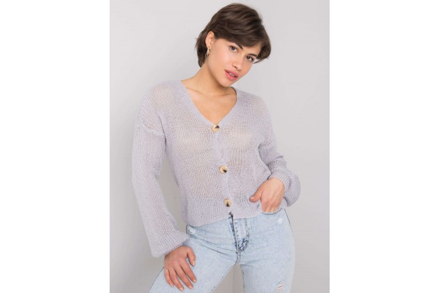 Gilet à boutons - gris clair