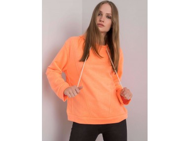 Swea-tshirt à capuche - orange fluo