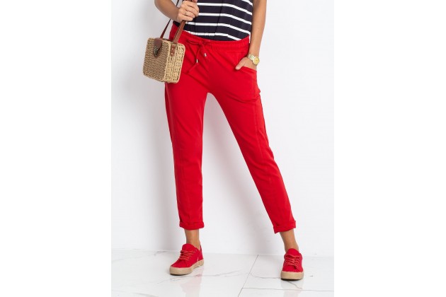 Pantalon de survêtement rouge