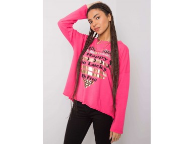 T-shirt femme imprimé - rose foncé