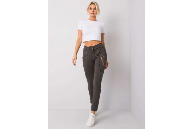 Pantalon de survêtement kaki foncé