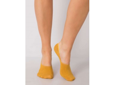 Chaussettes jaune foncé