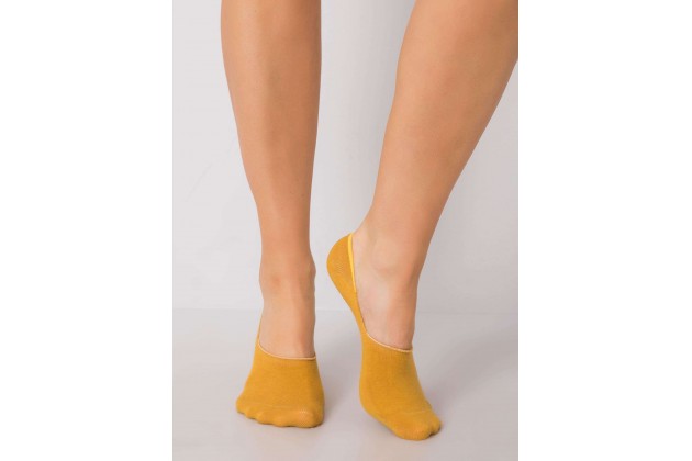 Chaussettes jaune foncé