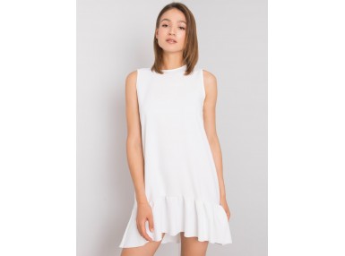 Robe courte d'été - blanche
