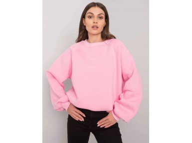 Sweat femme en coton - rose