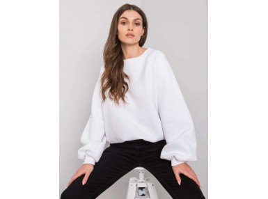 Sweat femme en coton - blanc