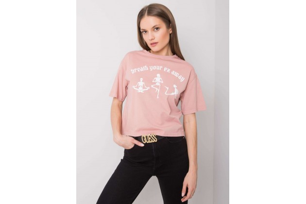 Tee-shirt rose clair