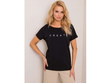 T-shirt en coton - noir