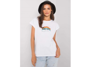 T-shirt femme en coton - blanc