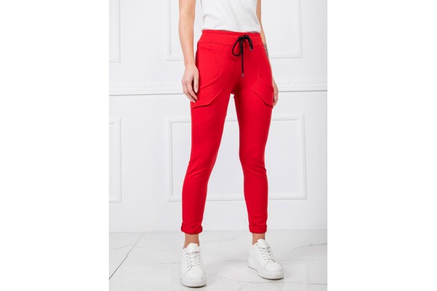 Pantalon de survêtement rouge