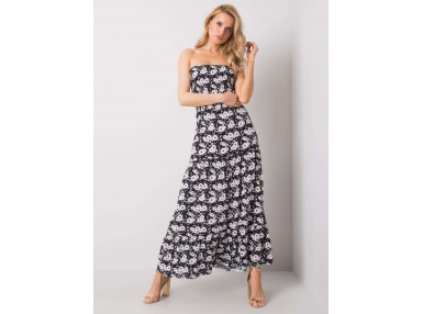 Robe noire et blanche