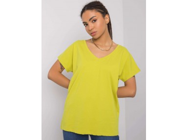 T-shirt à manches courtes en coton - citron vert