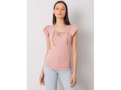 T-shirt en coton - rose clair