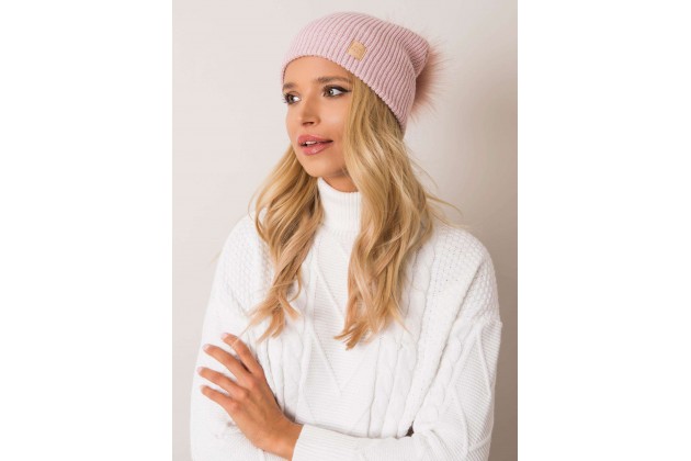 Casquette rose clair