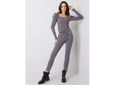 Pantalon de survêtement gris foncé