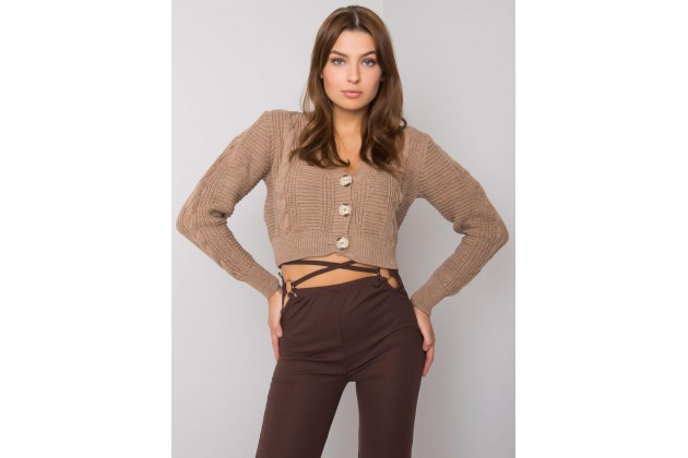 Gilet à boutons - beige foncé