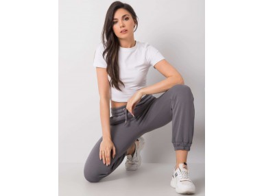 Pantalon de survêtement gris foncé