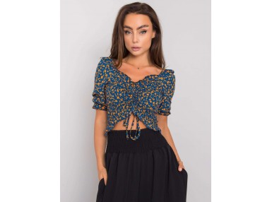 Top - bleu foncé