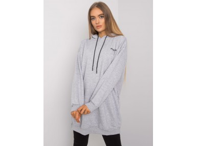 Sweat à capuche  pour femme - gris