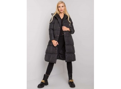 Veste courte matelassée - noire