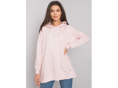 Sweat à capuche femme - rose clair