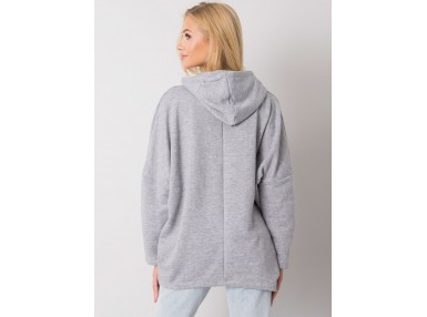 Sweat à capuche femme - gris