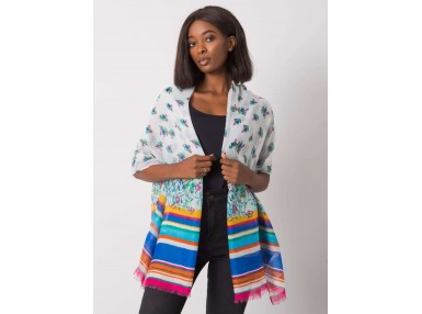 Foulard bleu et blanc