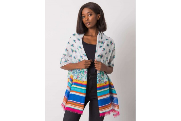 Foulard bleu et blanc