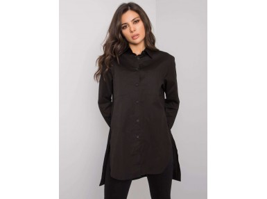 Chemise curte et ample - noire